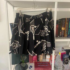 Tail Vintage Black and White pleated tennis skirt